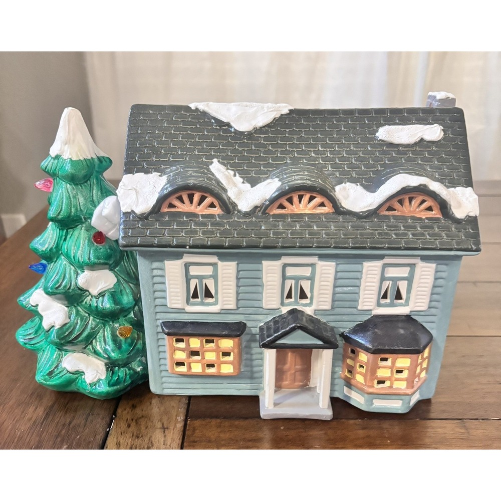 Dept. 56 Snow Village Springfield House 5027-0 HOUSE ONLY - FLAWS - READ -AS IS